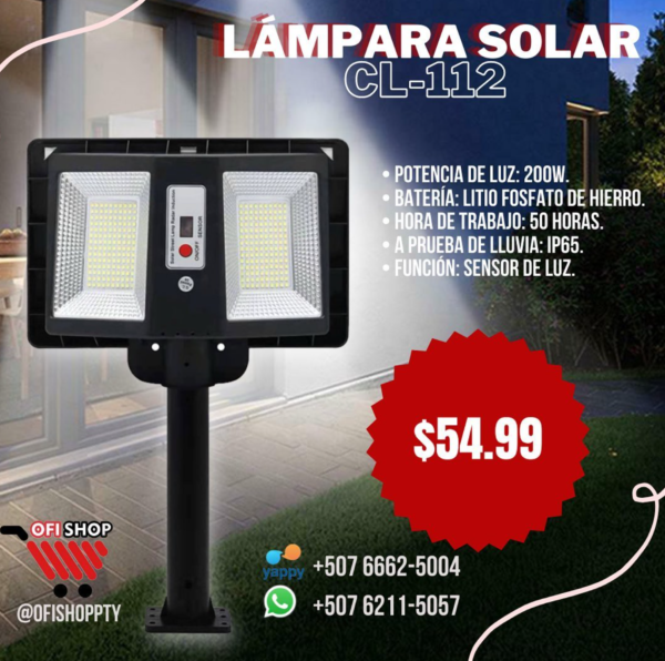 Lampara Solar CL-112