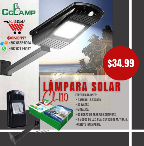 Lampara Solar CL-110