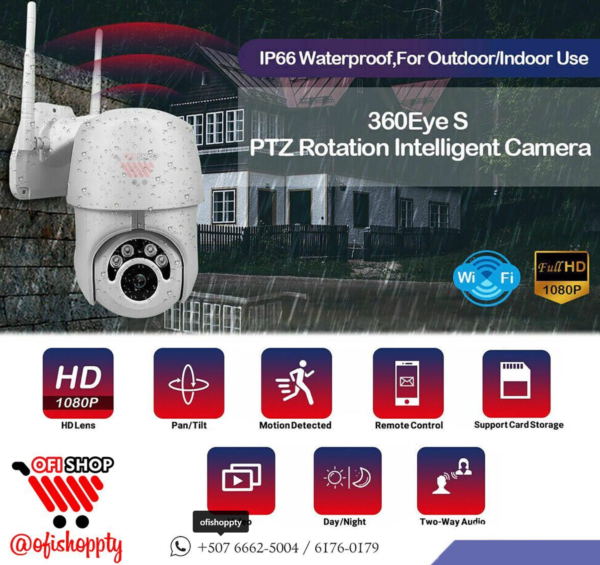 Cámara IP66 para exteriores
